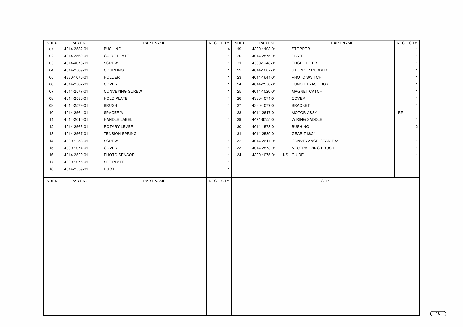 Konica-Minolta Options ZK-3 Parts Manual-6